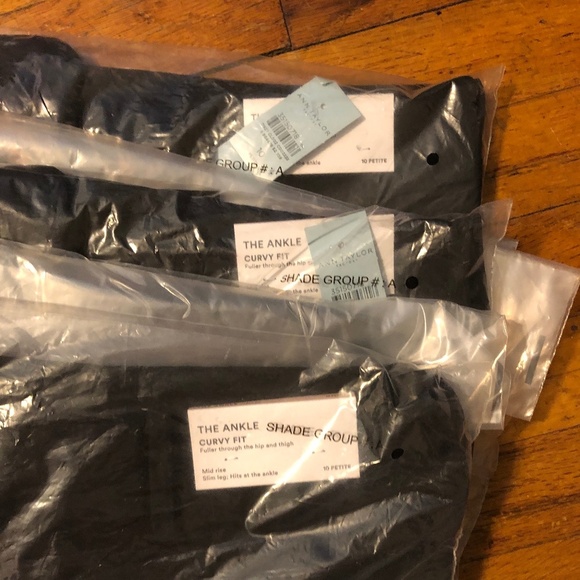 NWT! Ann Taylor Factory "The Ankle" Gray Texture Mid Rise, Slim Leg - Picture 7 of 7